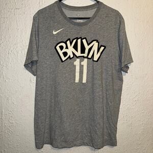 Nike Dri-Fit Kyrie Irving Brooklyn Nets NBA Gray Shirt Jersey L
